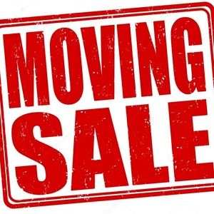Moving next Monday 7/10 and everything must go!